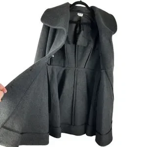 【関税&送料込】Miu Miu Dark Grey Wool Coat Miu Miu Single-Breasted Double Wool Coat — UFO No More